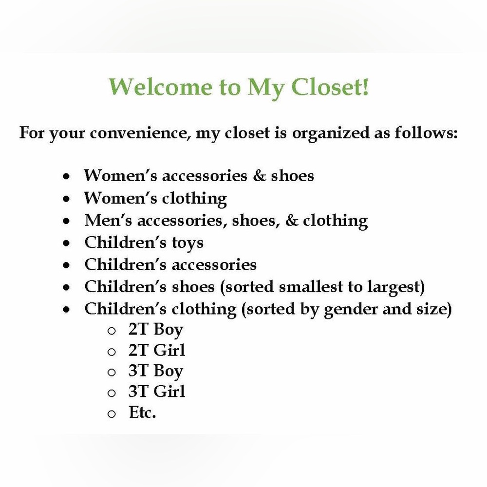 Welcome! Please feel free to make offers!